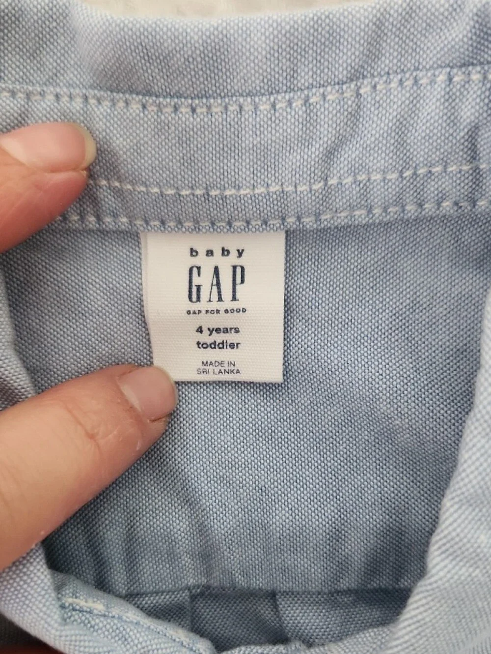 Baby GAP Light Blue Button-Down Casual Shirt